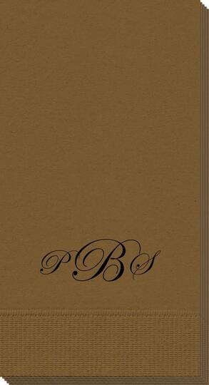 Elegant Script Monogram Guest Towels